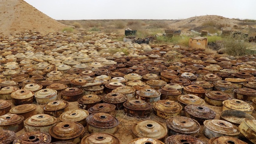 خلال أسبوع.. «مسام» يعلن نزع 1291  لغمًا وذخيرة غير منفجرة زرعتها مليشيات الحوثي في اليمن